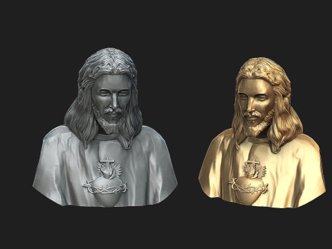 Jesus with a Sacred Heart Modelo de impresión 3D