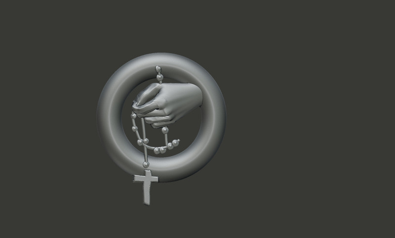 Praing hands Model do druku 3D .c4d .max .obj .3ds .fbx .stl .blend