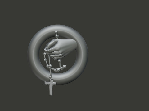 Praing hands Model do druku 3D