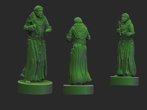Saint Francis of Assisi Modello di stampa 3D