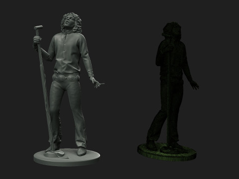 Jim Morrison figure 3D 프린트 모델