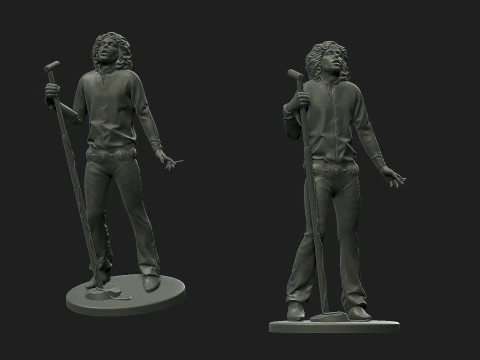 Jim Morrison figure 3D Print Model