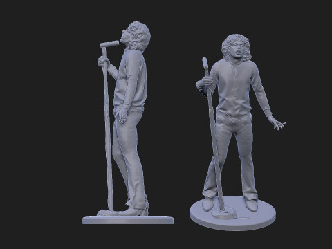 Jim Morrison figure 3D 프린트 모델