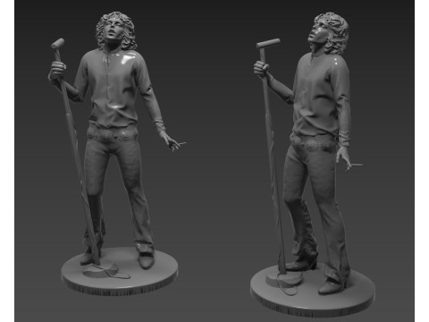 Jim Morrison figure 3D 프린트 모델