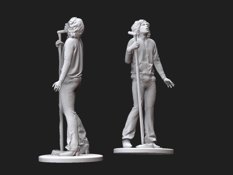 Jim Morrison figure 3D 프린트 모델
