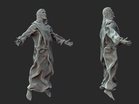 Ascension of Jesus 3D Druckmodell