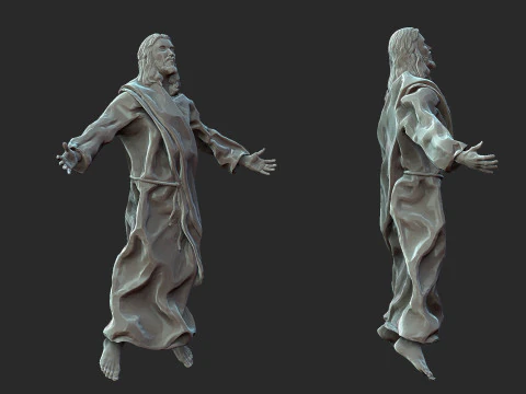 İsa'nın y&uuml;kselişi 3D Baskı Modeli