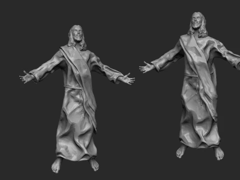 Ascension of Jesus 3D Print Model