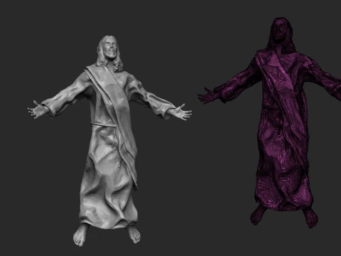 Ascension of Jesus 3D Print Model