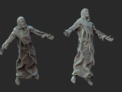 Ascension of Jesus 3D Print Model