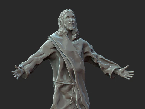 Ascension of Jesus 3D Print Model