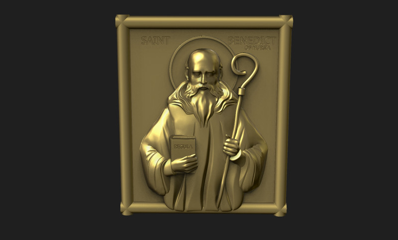 Saintbenedict 2 Modello di stampa 3D .c4d .max .obj .3ds .fbx .stl .blend 