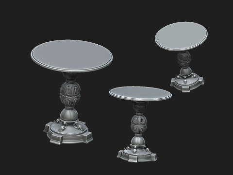 Vintage table2 3D Baskı Modeli