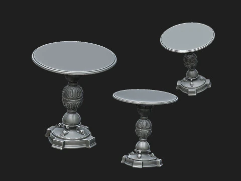 Vintage table2 3D Print Model