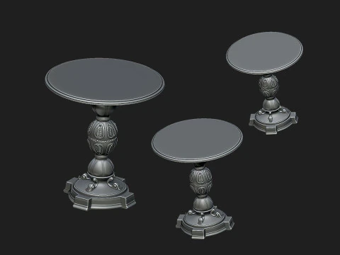 Vintage table2 3D Print Model