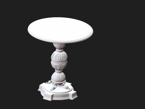 Vintage table2 3D Baskı Modeli