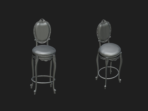Vintage chair 3 3D प्रिंट मॉडल