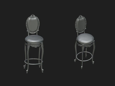 Vintage chair 3 3D Print Model