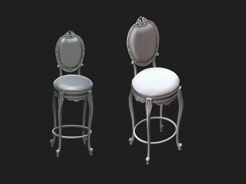 Vintage chair 3 3D प्रिंट मॉडल