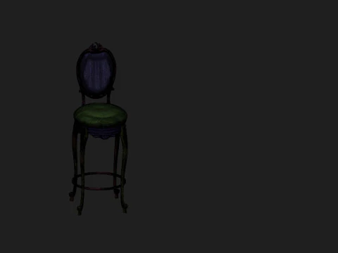 Vintage chair 3 3D Print Model