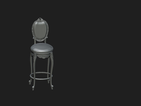 Vintage chair 3 3D प्रिंट मॉडल
