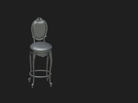 Vintage chair 3 3D Print Model
