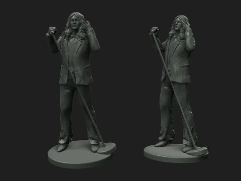 Ian Gillan 3D Print Model