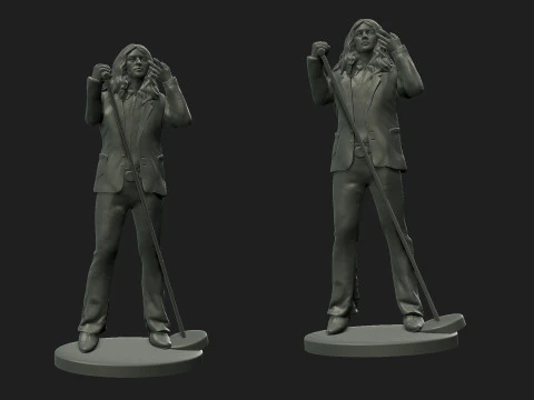 Ian Gillan 3D Print Model