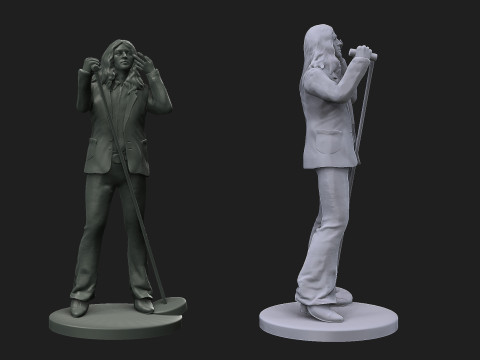 Ian Gillan 3D Baskı Modeli