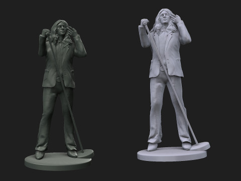 Ian Gillan 3D Baskı Modeli