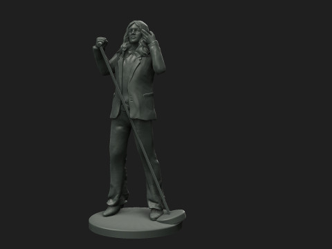Ian Gillan 3D Baskı Modeli