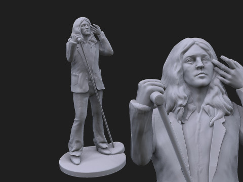 Ian Gillan 3D Baskı Modeli