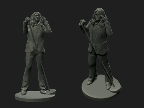 Ian Gillan 3D Print Model