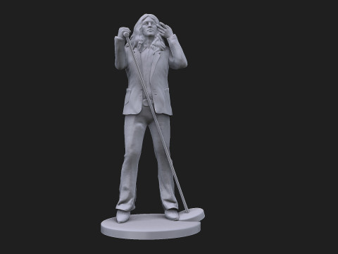 Ian Gillan 3D Baskı Modeli