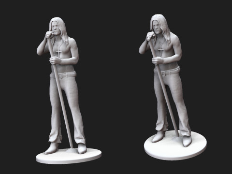 Young ozzy osbourne 3D 打印模型