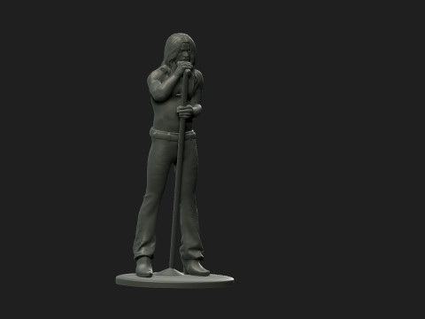 Young ozzy osbourne 3D 打印模型