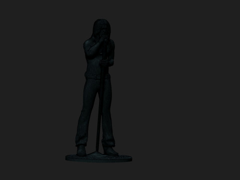 Young ozzy osbourne 3D 打印模型