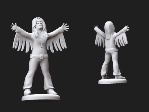 Ozzy memory statue 3D Druckmodell