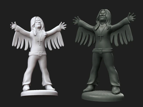 Ozzy memory statue 3D Print Model