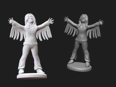 Ozzy memory statue 3D Print Model