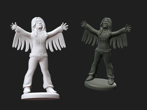 Ozzy memory statue 3D Print Model