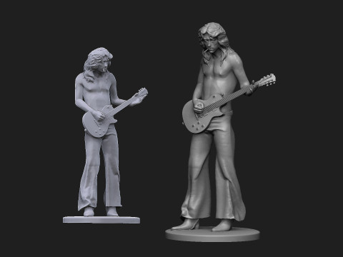 吉米·佩奇 3D 模型