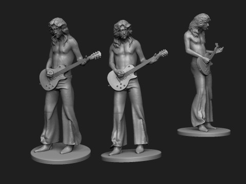 吉米·佩奇 3D 模型