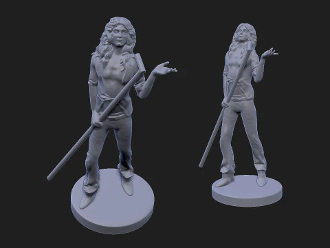 रॉबर्ट प्लांट 3D मॉडल