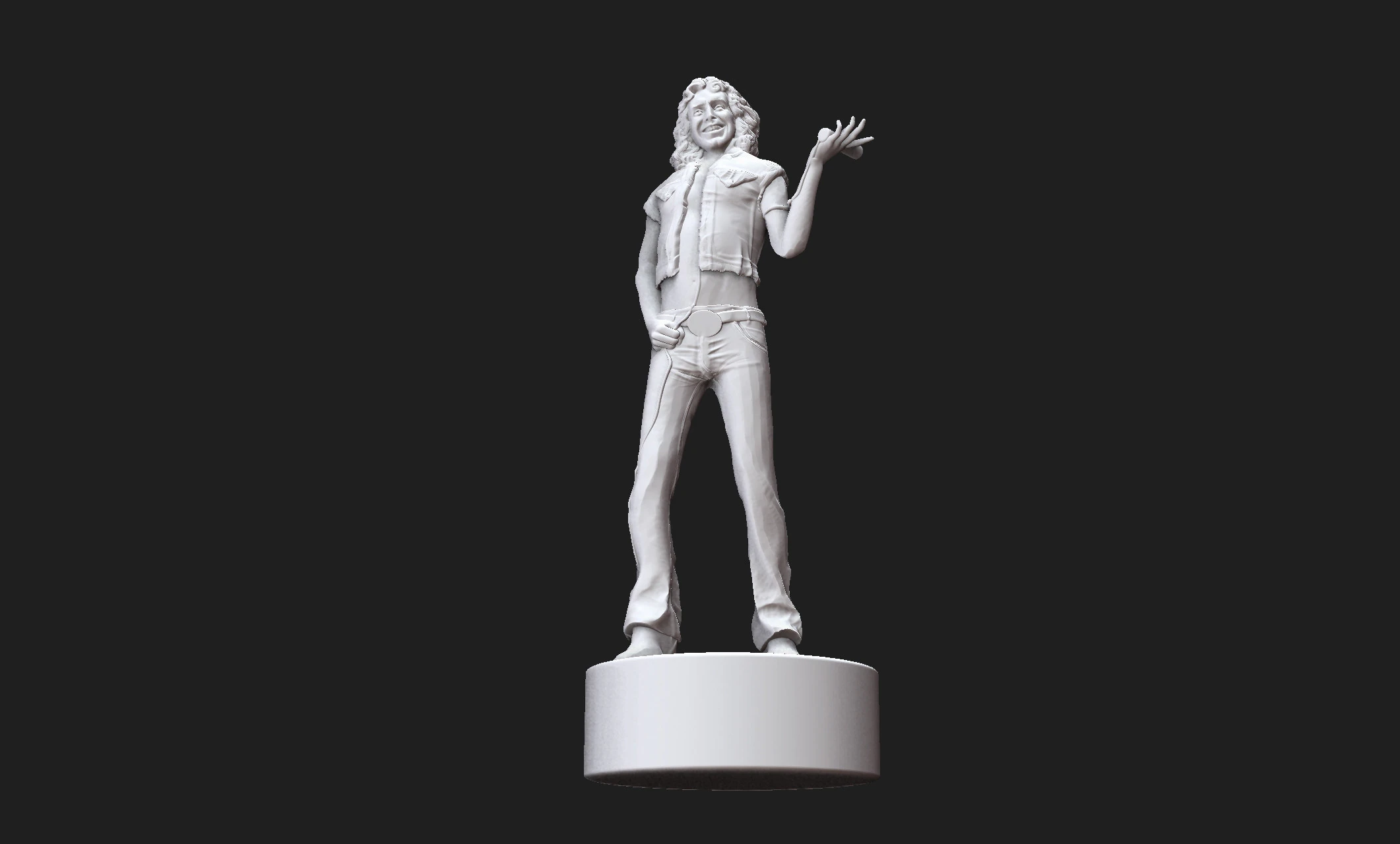 Bon Scott 3D Model .c4d .max .obj .3ds .fbx .stl .blend