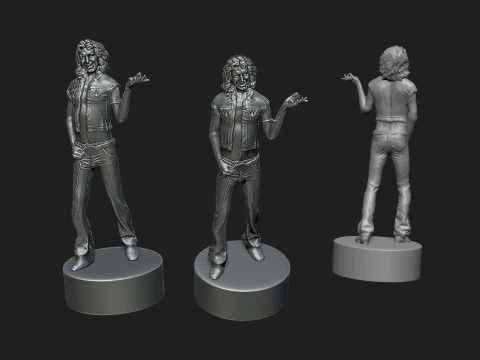 Bon Scott 3D Model