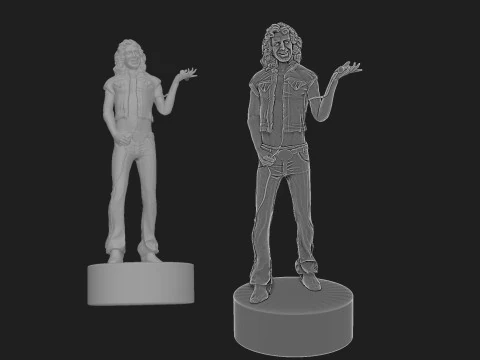 Bon Scott 3D Model