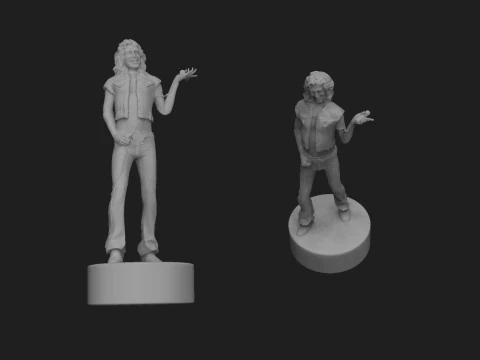 Bon Scott 3D Model