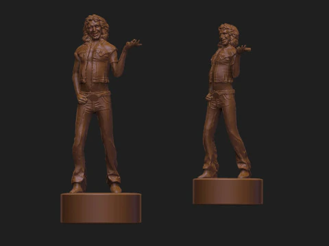 Bon Scott 3D Model