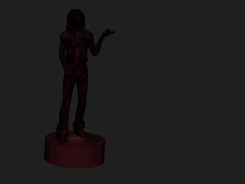 Bon Scott 3D Model